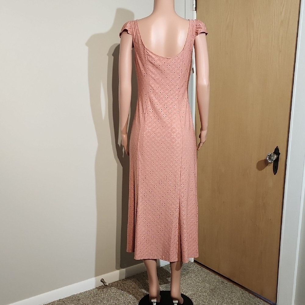 Wayf Pink Maxi Sundress with Sweetheart Neckline - Picture 8 of 13